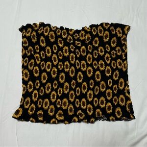 Medium Ardene Sunflower Strapless Top.